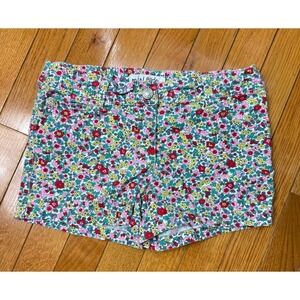 Mini Boden Floral Shorts Heart Shaped Pockets 10Y